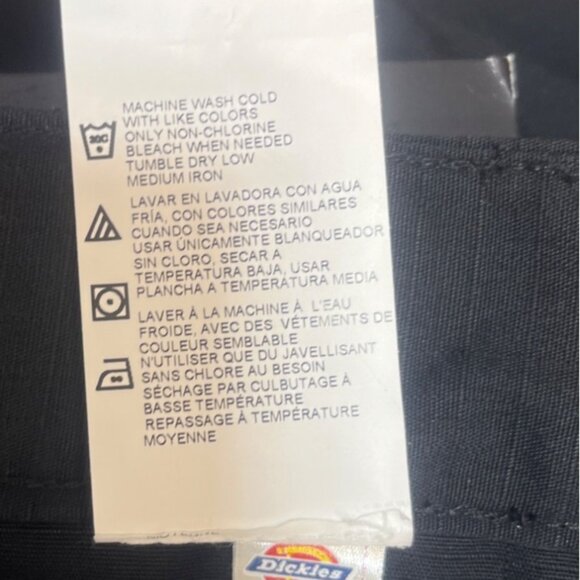 Dickies Ripstop Tactical Pants Mens 40x34 Black New Stain Wrinkle Resistant - Picture 9 of 11